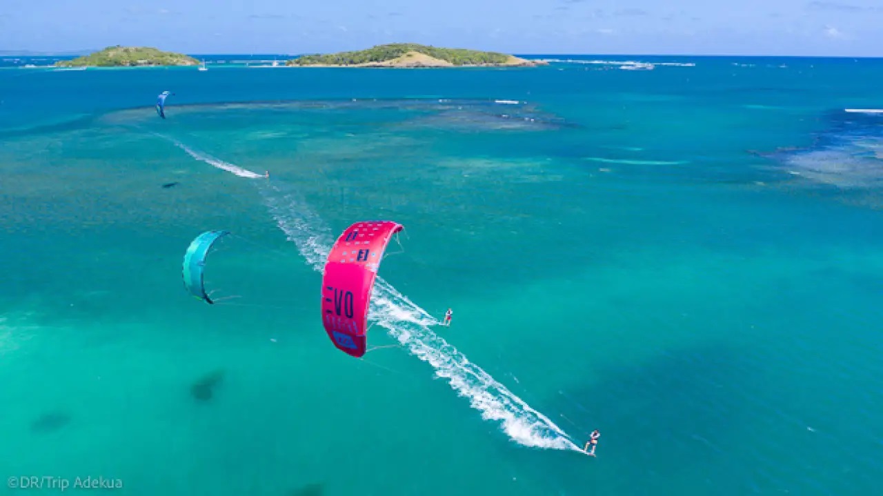 Kite-surf et sports nautiques en Martinique