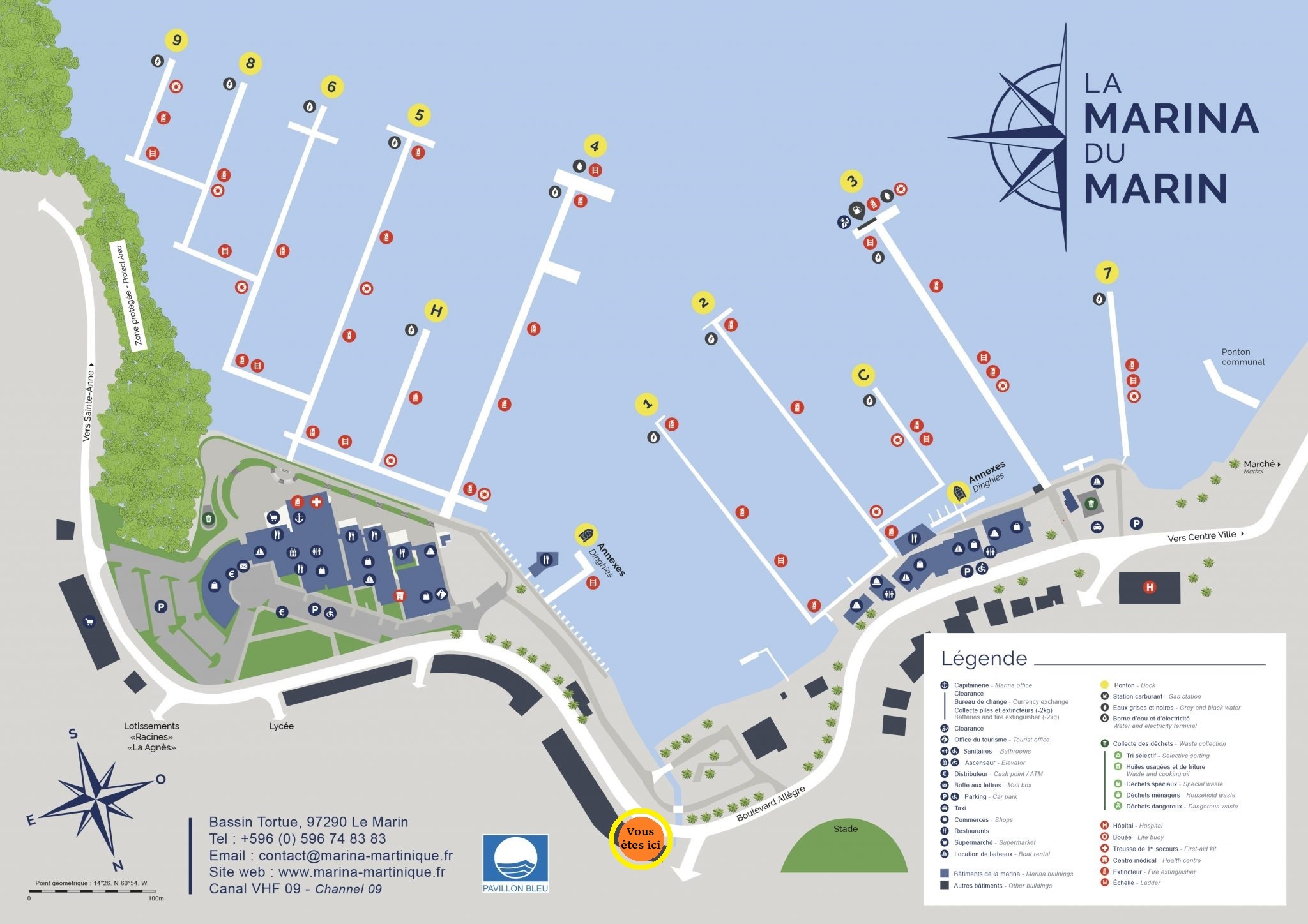 Plan de La Marina du Marin
